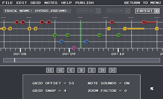 Игра Chiptune Champion, скриншот