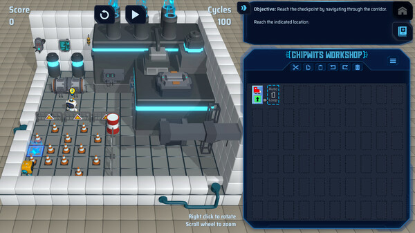 Игра ChipWits, скриншот