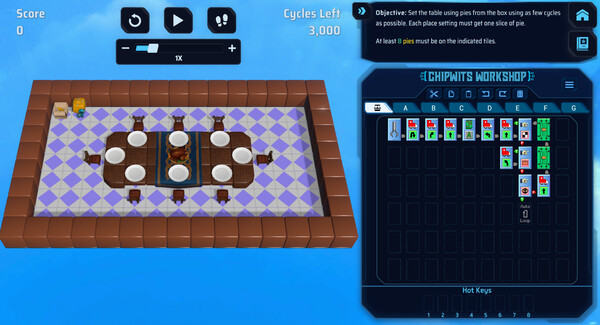 Игра ChipWits, скриншот