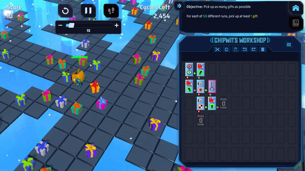 Игра ChipWits, скриншот