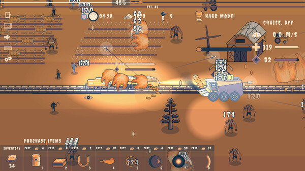 Игра Choo Choo Survivor, скриншот
