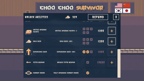 Игра Choo Choo Survivor, скриншот