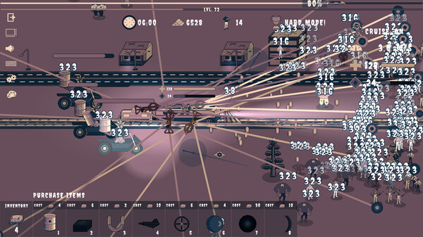 Игра Choo Choo Survivor, скриншот