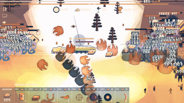 Игра Choo Choo Survivor, скриншот