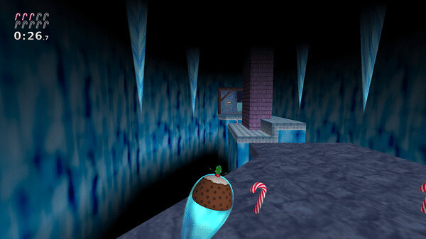 Игра Christmas Rocket Pudding, скриншот