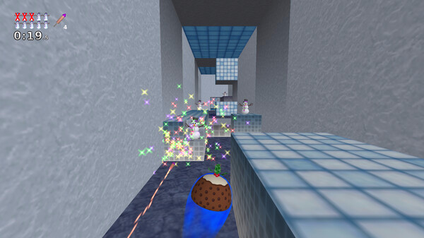 Игра Christmas Rocket Pudding, скриншот