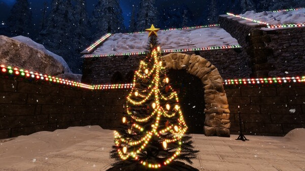 Игра Christmas Tree Decorator, скриншот