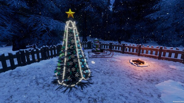 Игра Christmas Tree Decorator, скриншот