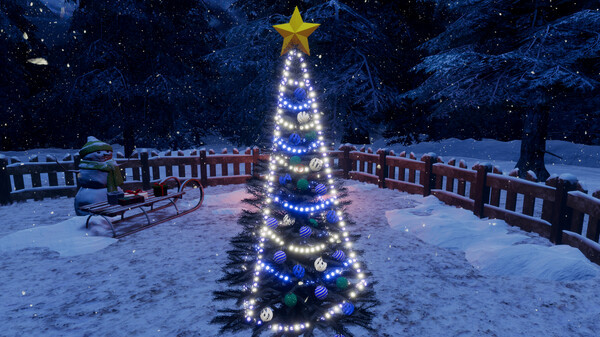 Игра Christmas Tree Decorator, скриншот