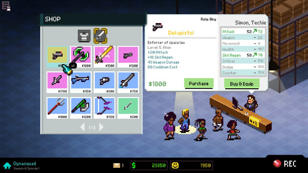 Игра Chroma Squad, скриншот