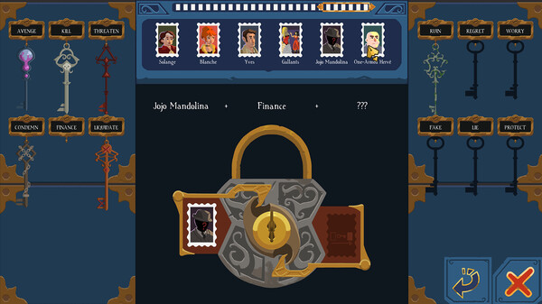 Игра Chronique des Silencieux, скриншот