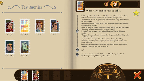 Игра Chronique des Silencieux, скриншот