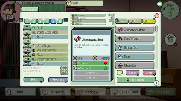 Игра Ciel Fledge: A Daughter Raising Simulator, скриншот