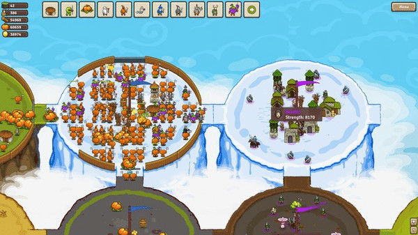 Игра Circle Empires: Apex Monsters!, скриншот