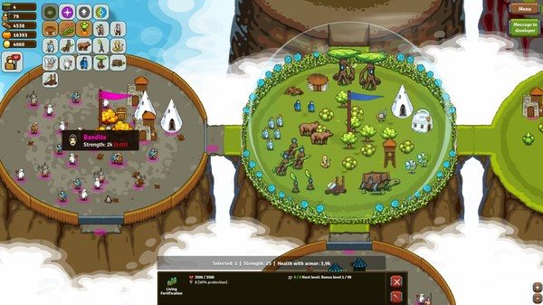 Игра Circle Empires Rivals: Forces of Nature, скриншот