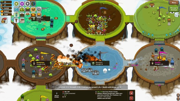 Игра Circle Empires Rivals: Forces of Nature, скриншот