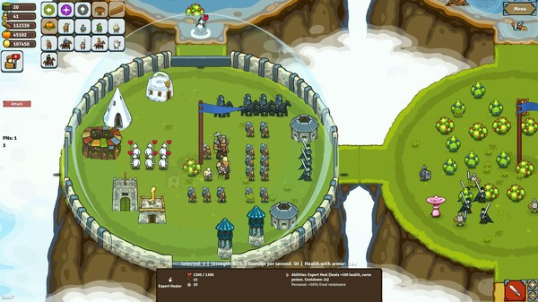 Игра Circle Empires Rivals, скриншот