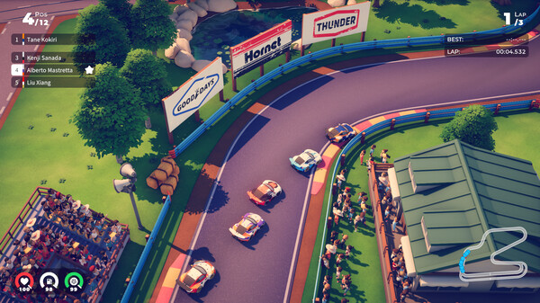 Игра Circuit Superstars, скриншот