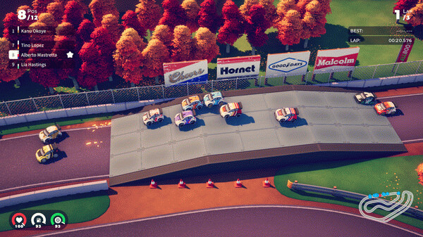 Игра Circuit Superstars, скриншот