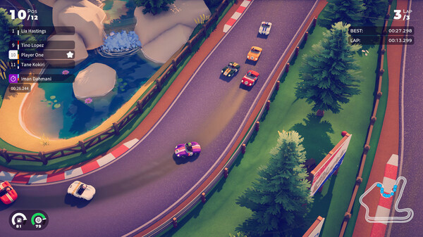 Игра Circuit Superstars, скриншот