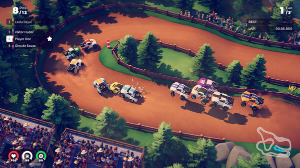 Игра Circuit Superstars, скриншот