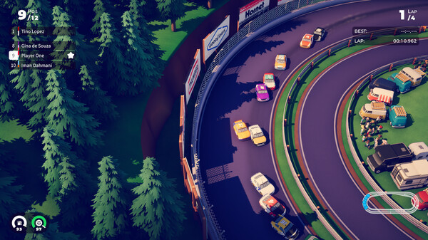 Игра Circuit Superstars, скриншот