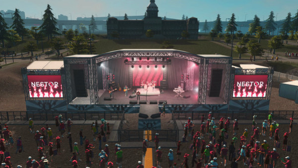 Игра Cities: Skylines - Concerts, скриншот