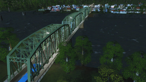 Игра Cities: Skylines - Content Creator Pack: Bridges & Piers, скриншот