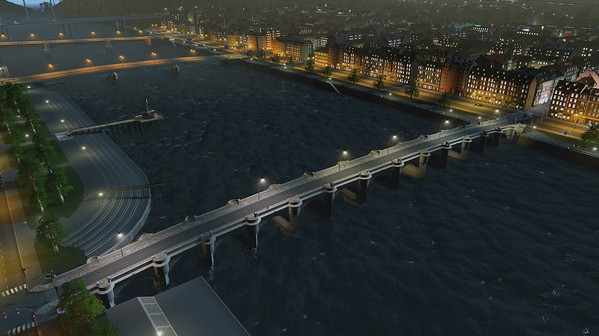 Игра Cities: Skylines - Content Creator Pack: Bridges & Piers, скриншот