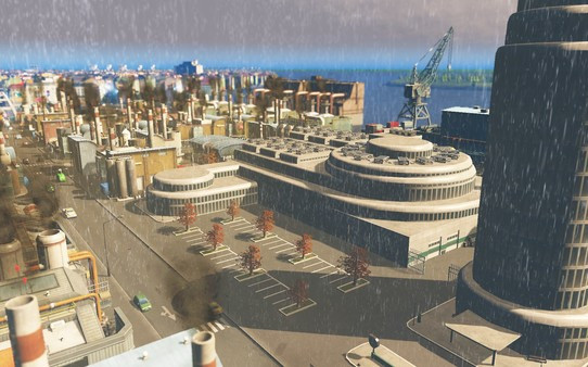 Игра Cities: Skylines - Content Creator Pack: High-Tech Buildings, скриншот