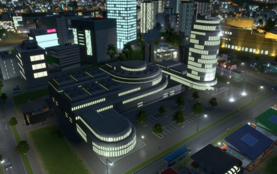 Игра Cities: Skylines - Content Creator Pack: High-Tech Buildings, скриншот
