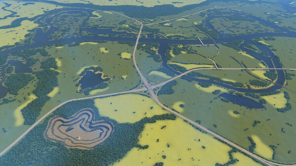 Игра Cities: Skylines - Content Creator Pack: Map Pack 4, скриншот