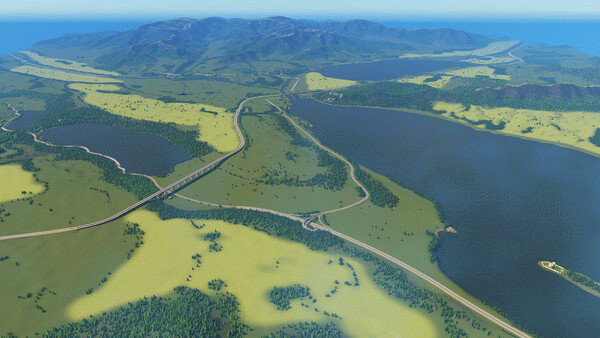 Игра Cities: Skylines - Content Creator Pack: Map Pack 4, скриншот