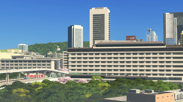 Игра Cities: Skylines - Content Creator Pack: Modern Japan, скриншот