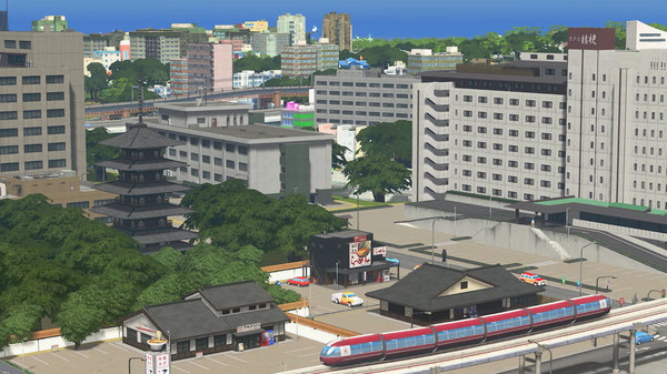 Игра Cities: Skylines - Content Creator Pack: Modern Japan, скриншот