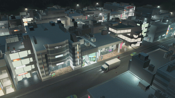 Игра Cities: Skylines - Content Creator Pack: Shops of Shibuya, скриншот