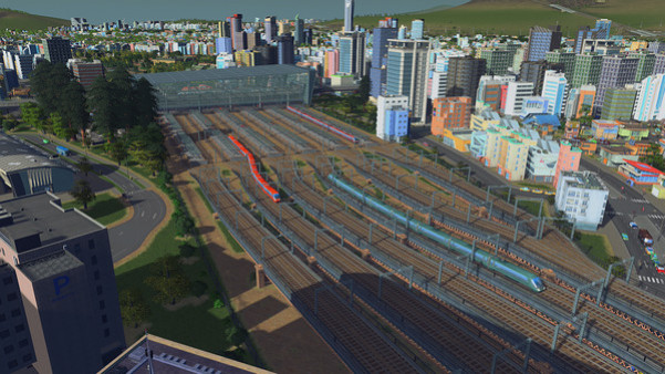Игра Cities: Skylines - Content Creator Pack: Train Stations, скриншот