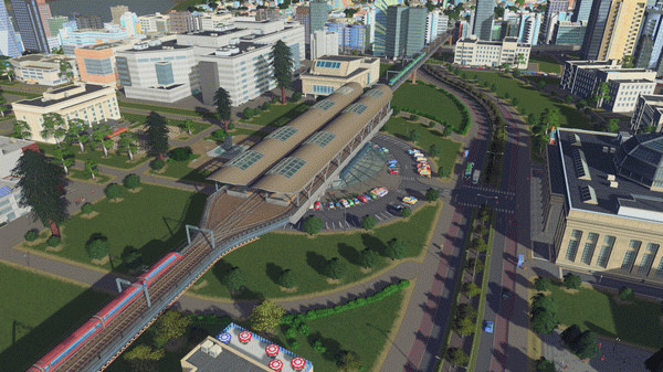 Игра Cities: Skylines - Content Creator Pack: Train Stations, скриншот