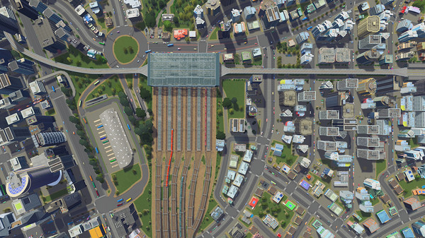 Игра Cities: Skylines - Content Creator Pack: Train Stations, скриншот