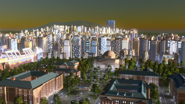 Игра Cities: Skylines - Deep Focus Radio, скриншот