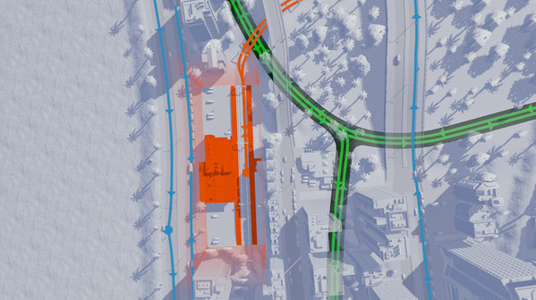 Игра Cities: Skylines - Downtown Radio, скриншот
