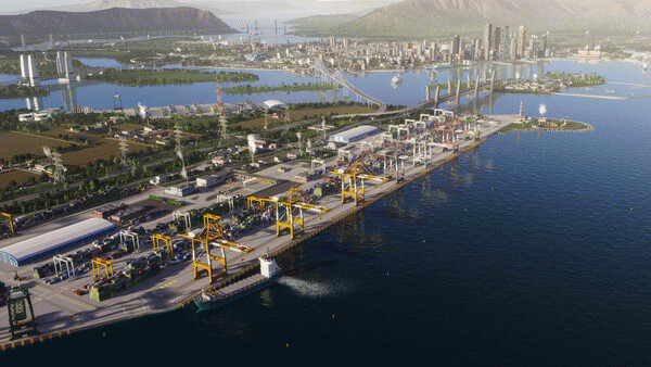 Игра Cities: Skylines II - Bridges & Ports, скриншот