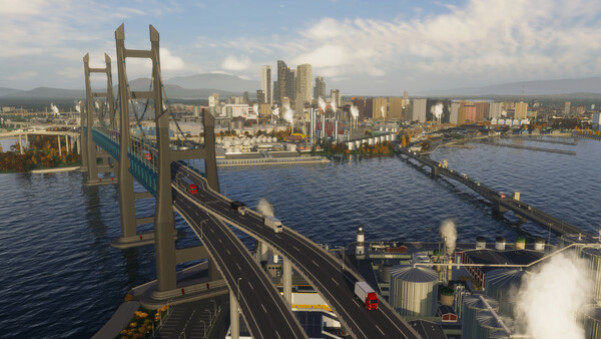 Игра Cities: Skylines II - Bridges & Ports, скриншот