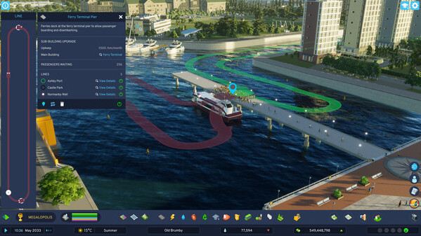 Игра Cities: Skylines II - Bridges & Ports, скриншот