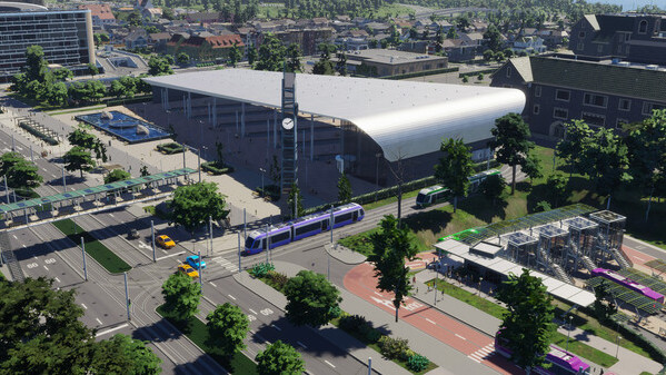 Игра Cities: Skylines II - Creator Pack: City Stations, скриншот