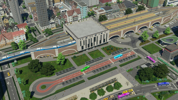 Игра Cities: Skylines II - Creator Pack: City Stations, скриншот