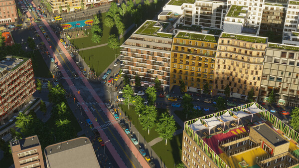 Игра Cities: Skylines II - Creator Pack: Urban Promenades, скриншот