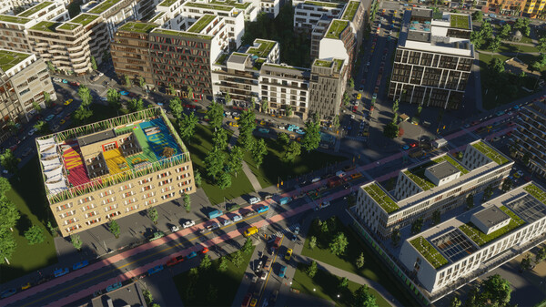 Игра Cities: Skylines II - Creator Pack: Urban Promenades, скриншот