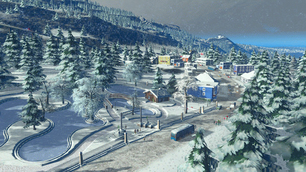 Игра Cities: Skylines - Snowfall, скриншот