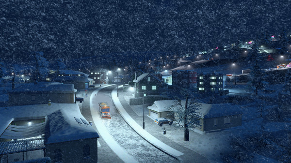 Игра Cities: Skylines - Snowfall, скриншот